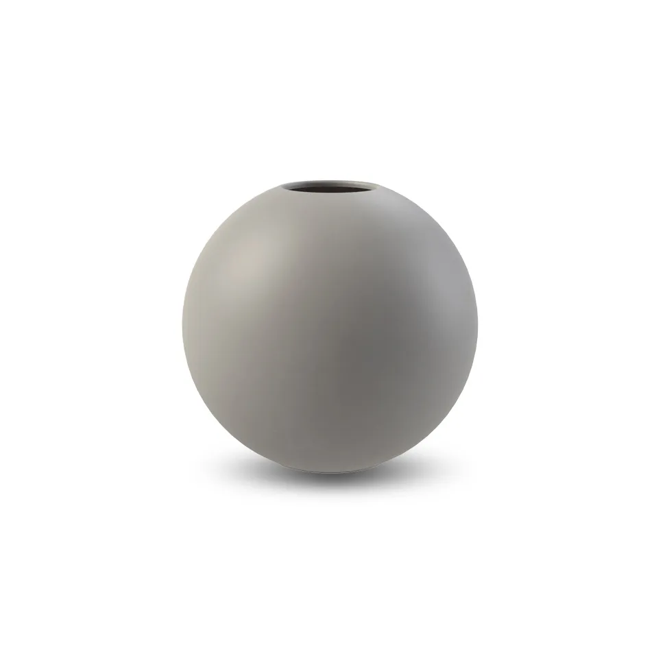 Jarrón Ball gris, 8 cm Cooee Design