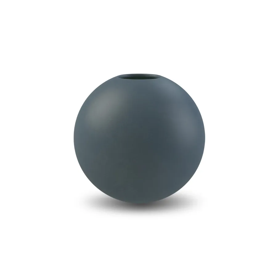 Jarrón Ball midnight blue, 8 cm Cooee Design