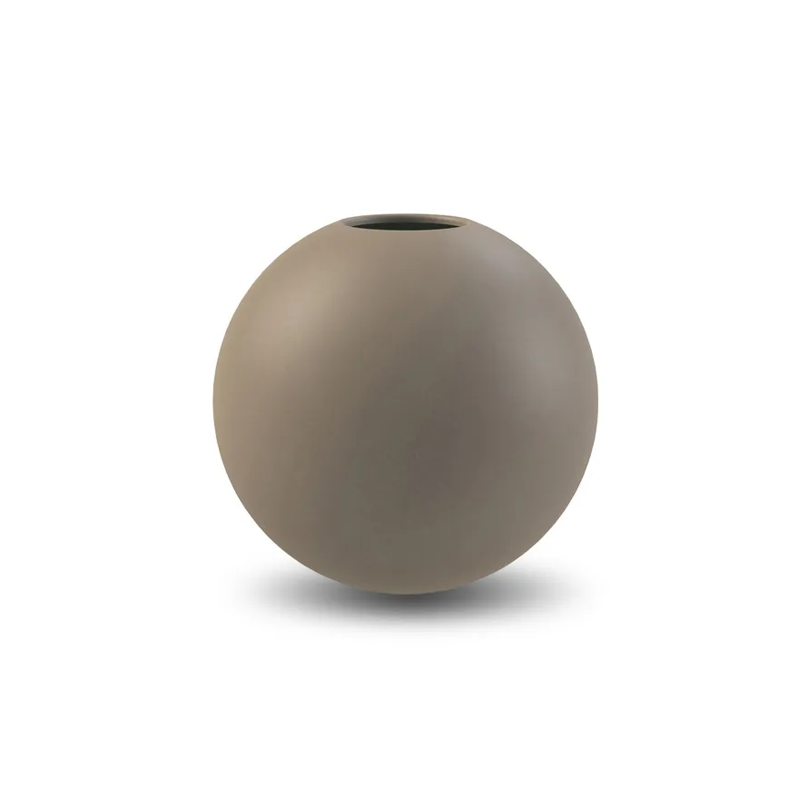 Jarrón Ball mud, 8 cm Cooee Design