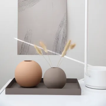 Jarrón Ball mud - 8 cm - Cooee Design