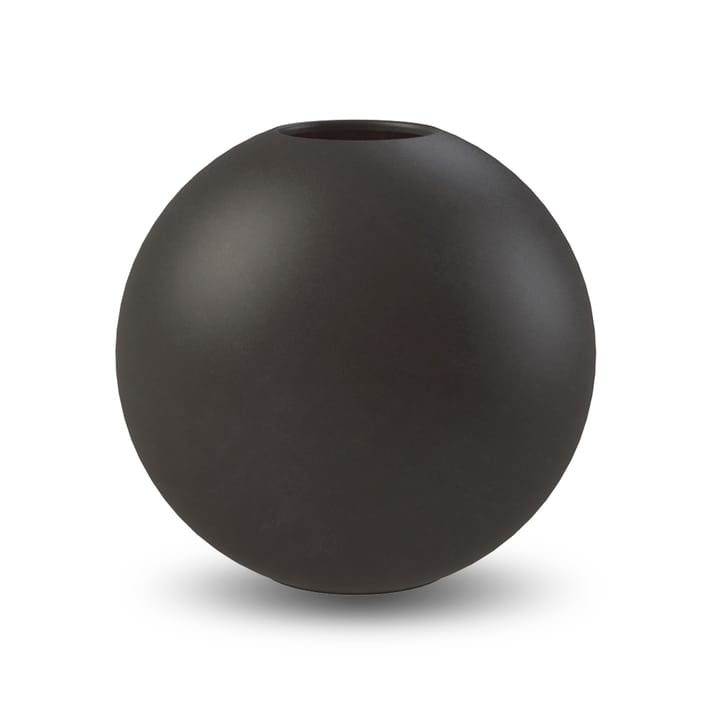 Jarrón Ball negro - 20 cm - Cooee Design