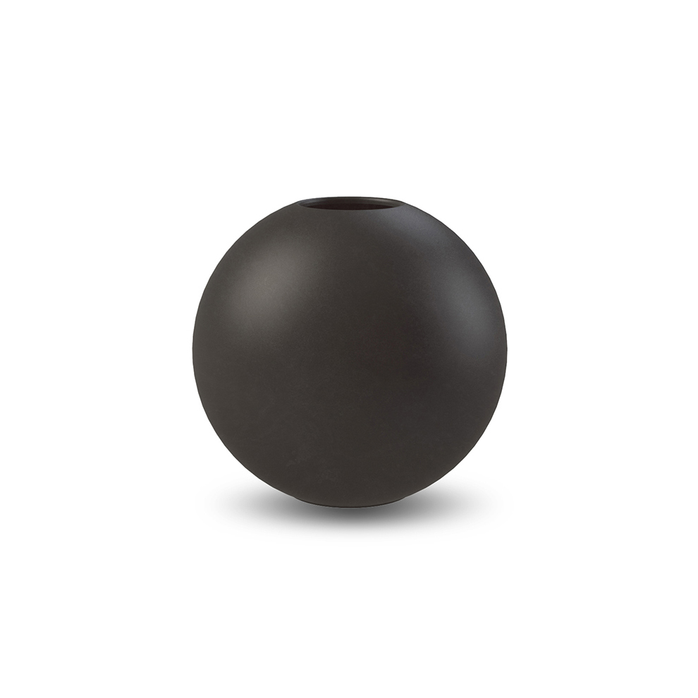 Negro 20 cm Cooee Design Ball Jarrón en Forma de Bola 