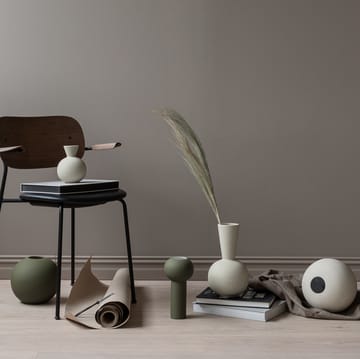 Jarrón Ball olive - 20 cm - Cooee Design