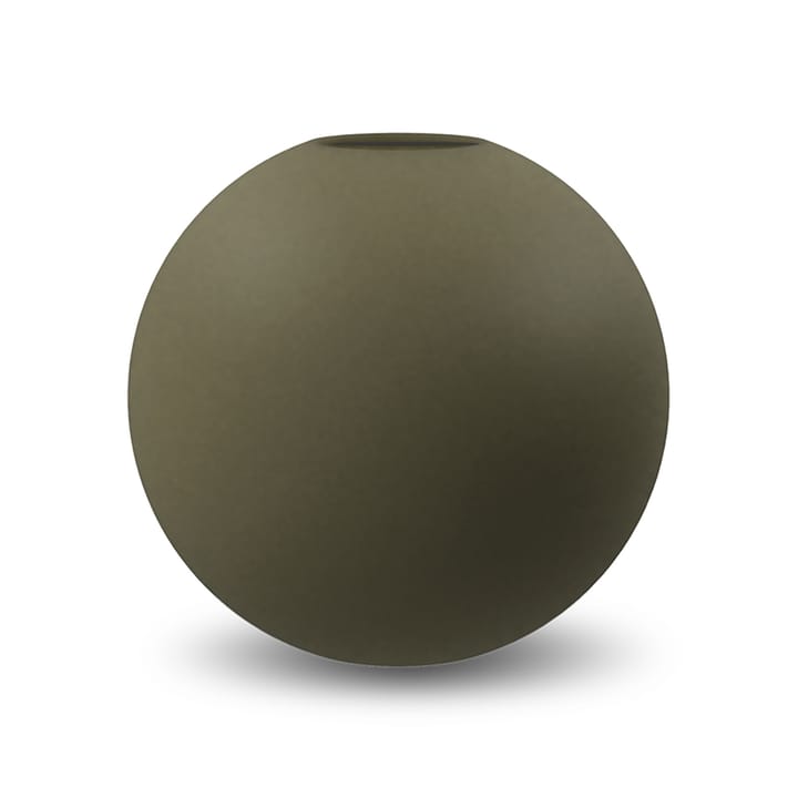 Jarrón Ball olive - 20 cm - Cooee Design