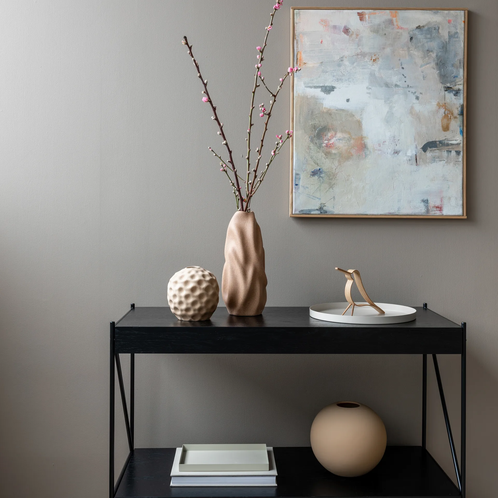 Jarrón Ball peanut, 20 cm Cooee Design