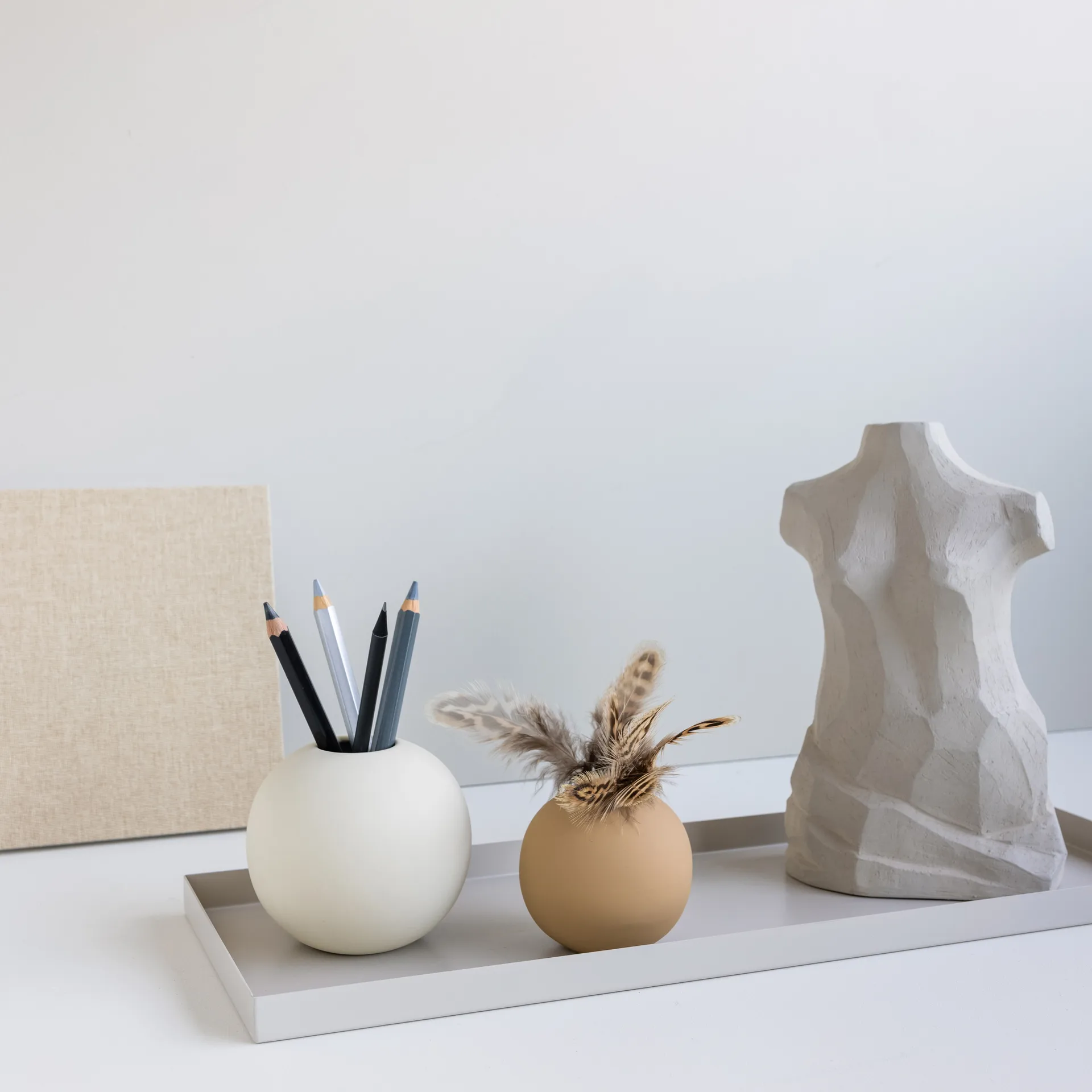 Jarrón Ball peanut, 8 cm Cooee Design