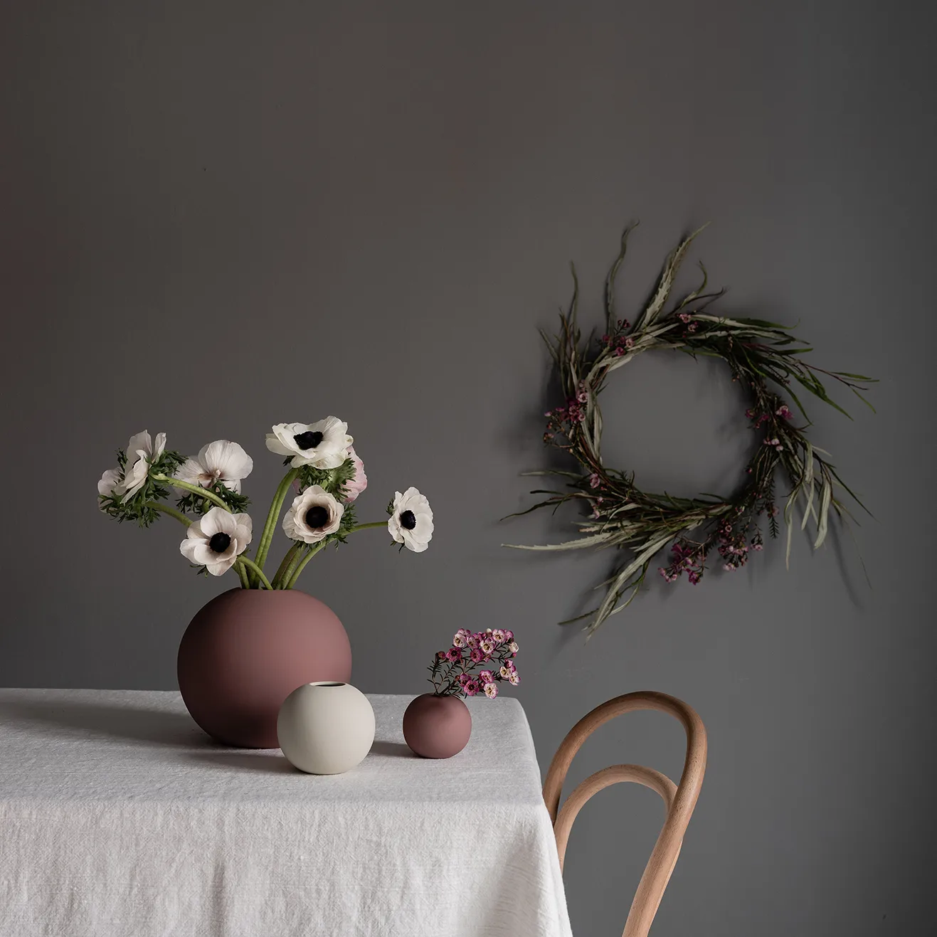 Jarrón Ball shell, 10 cm Cooee Design