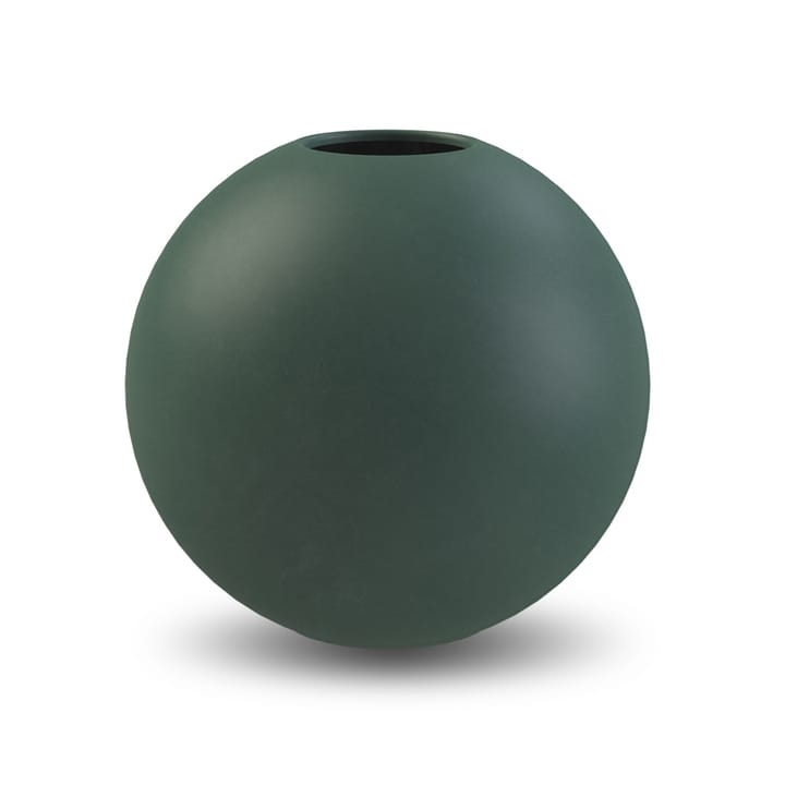 Jarrón Ball verde oscuro, 20 cm Cooee Design
