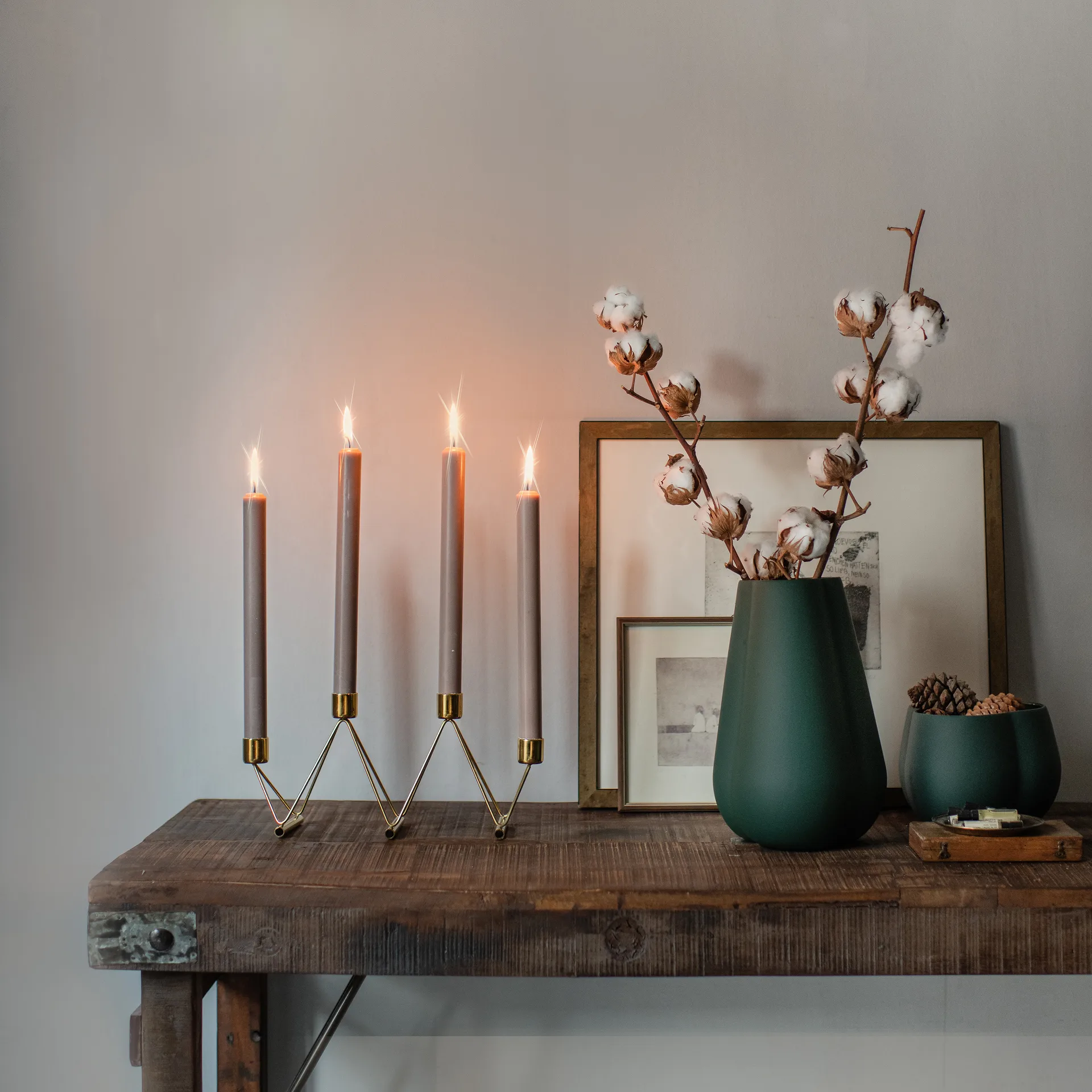 Jarrón Clover 25 cm, Dark green Cooee Design