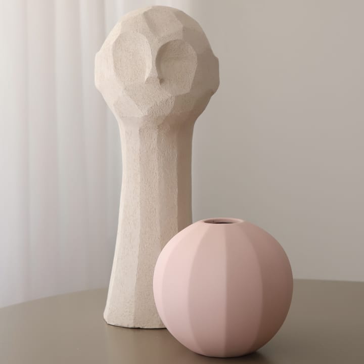Jarrón Edge Ball 15 cm - Dusty pink - Cooee Design