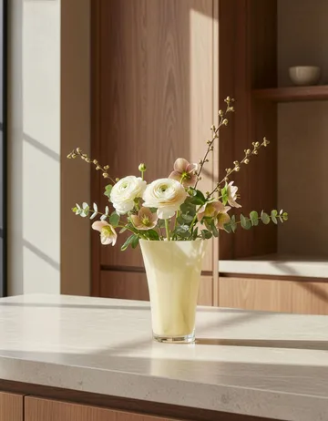 Jarrón Liliané 28 cm - Butter yellow - Cooee Design