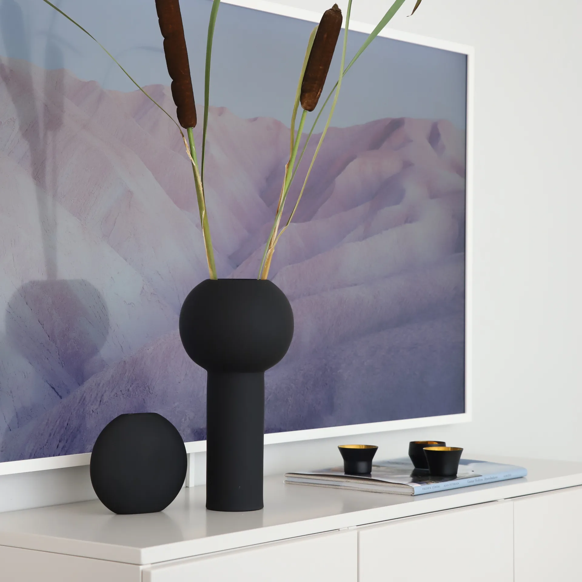 Jarrón Pastille 15 cm, Black Cooee Design