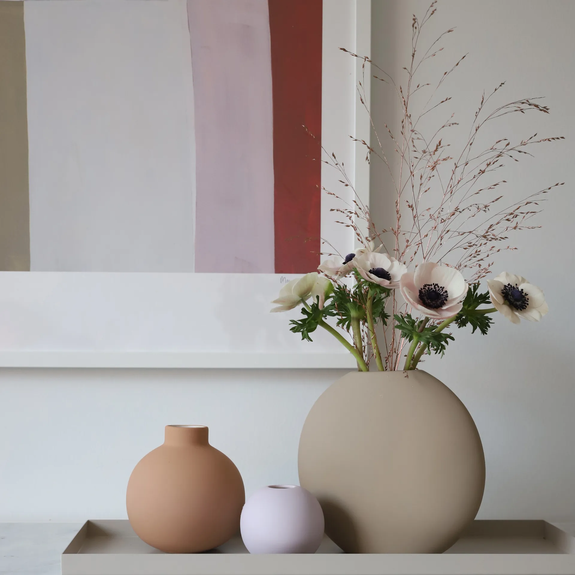 Jarrón Pastille 20 cm, Sand Cooee Design