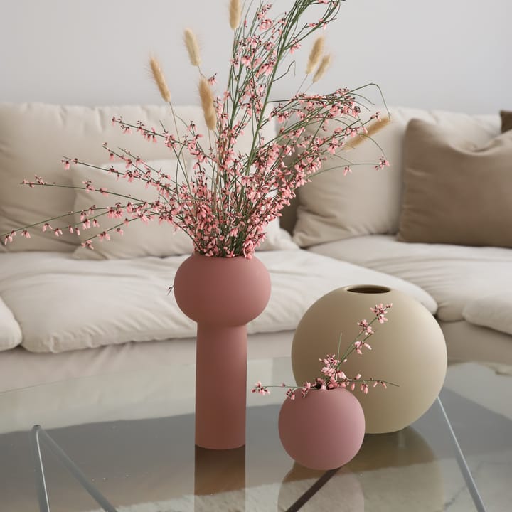 Jarrón Pillar 24 cm, Cinder rose Cooee Design