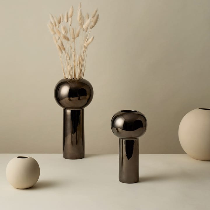 Jarrón Pillar 32 cm, Dark Silver Cooee Design