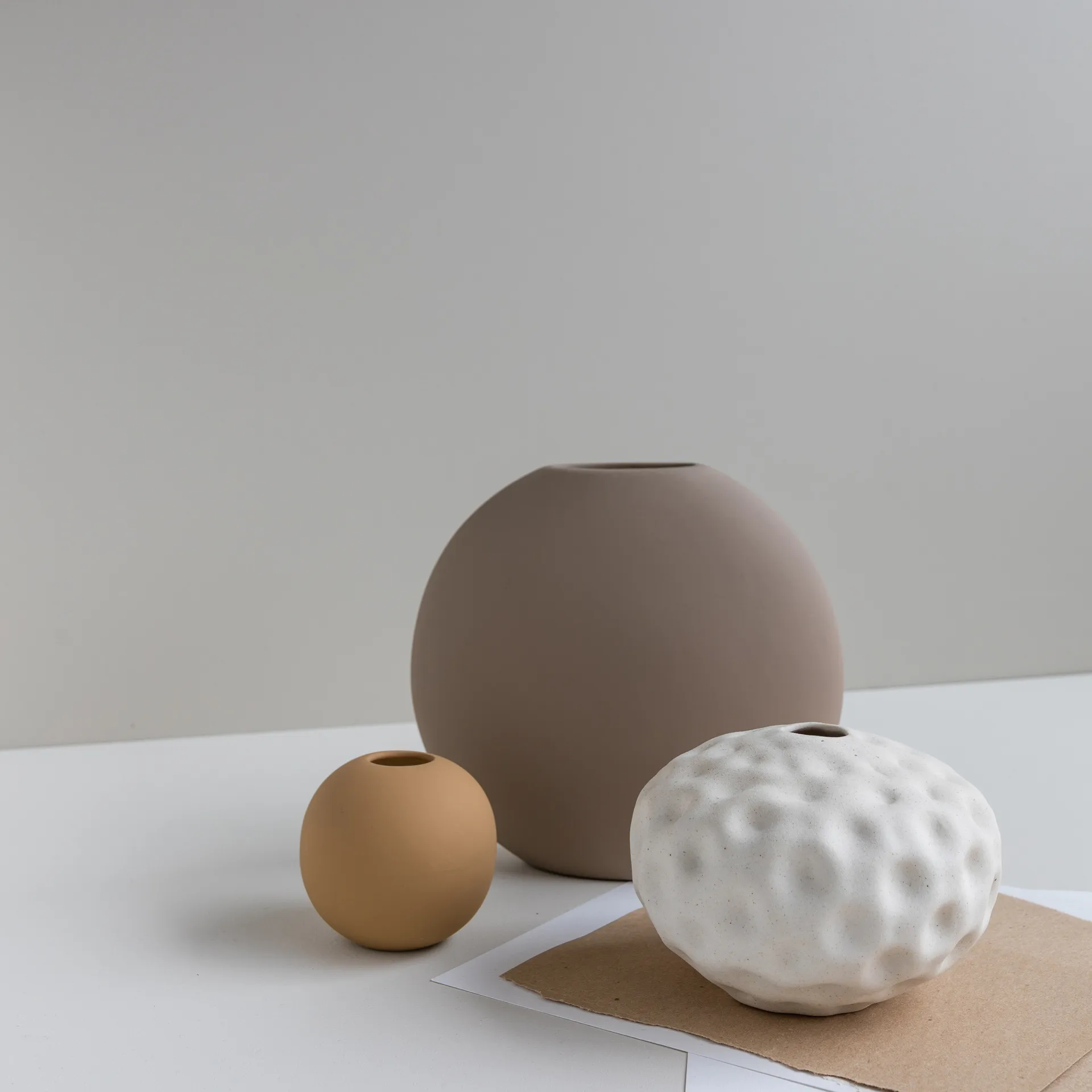 Jarrón Seedpod 10 cm, Vanilla Cooee Design