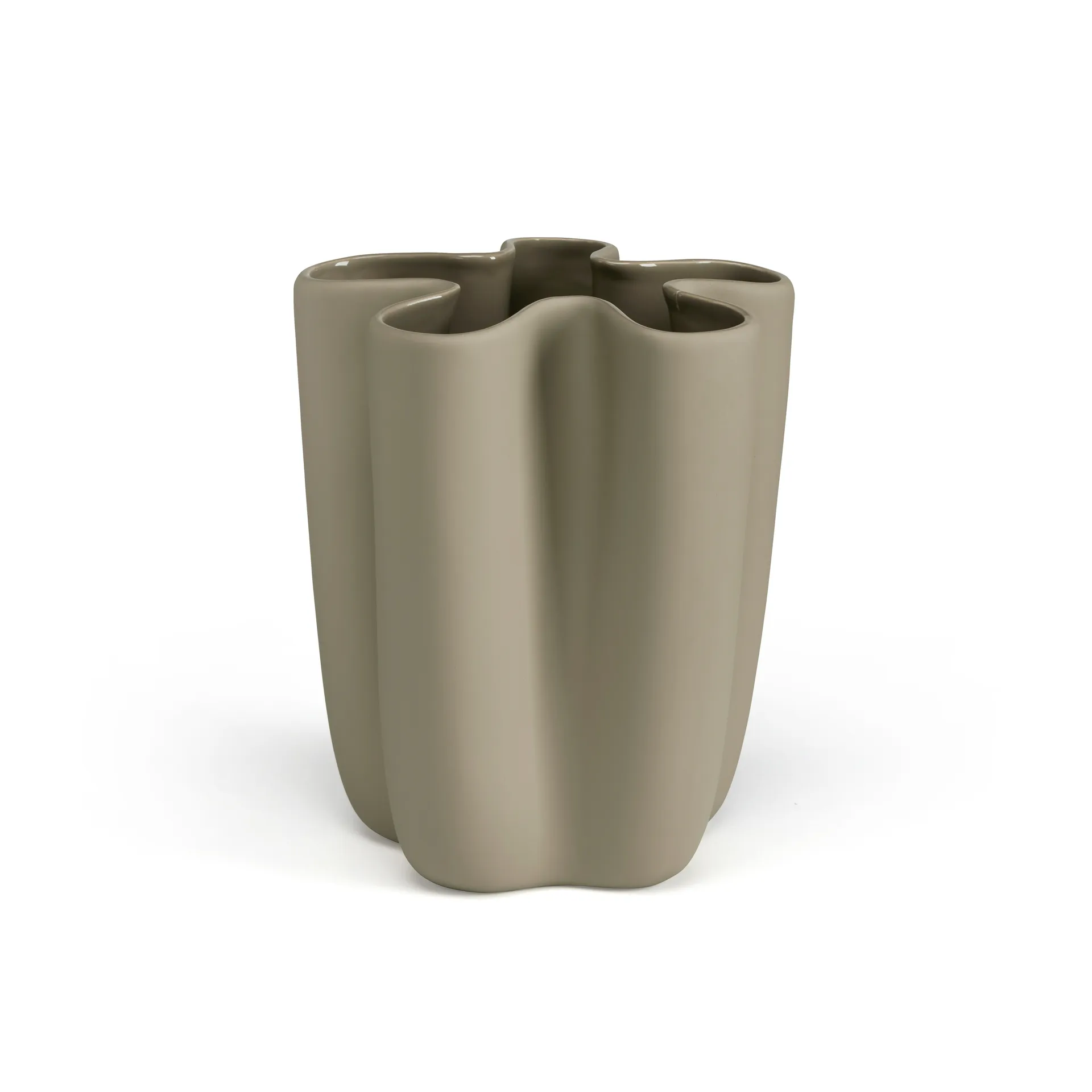 Jarrón Tulipa sand, 20 cm Cooee Design