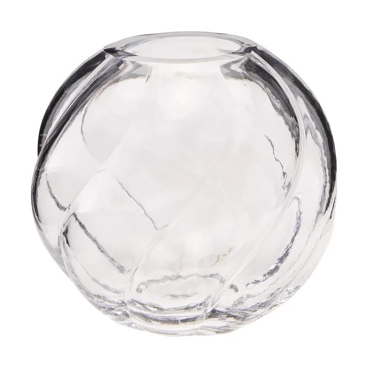Jarrón Twist ball 12 cm - Transparente - Cooee Design
