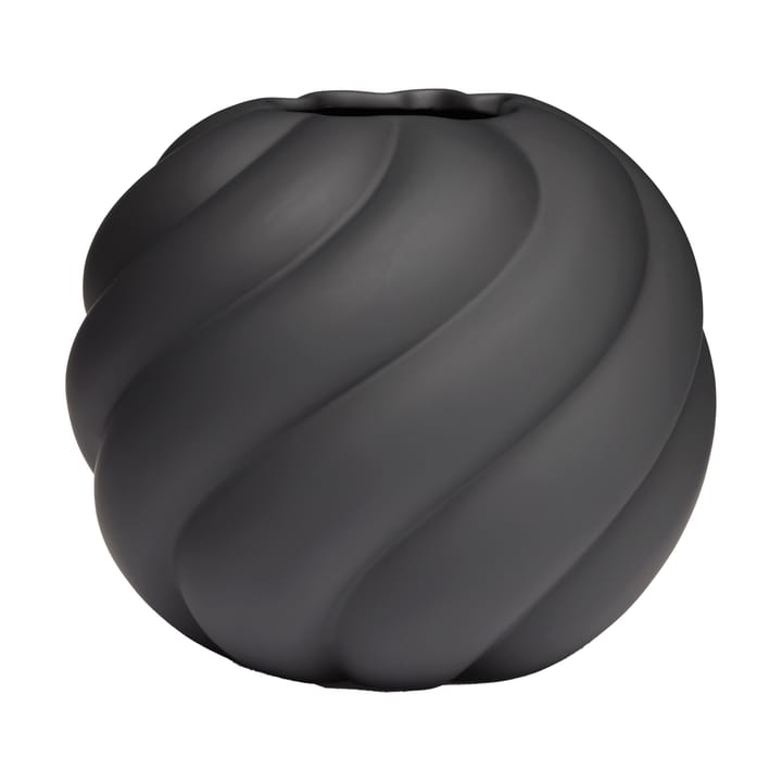 Jarrón Twist ball 20 cm - Black - Cooee Design