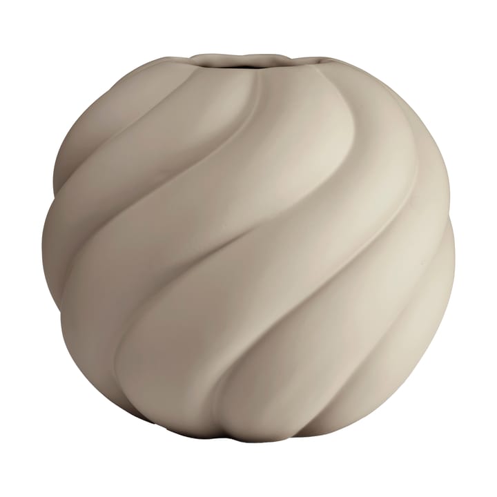 Jarrón Twist ball 20 cm - Sand - Cooee Design