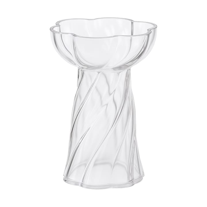 Jarrón Twist bulb 16 cm - Transparente - Cooee Design
