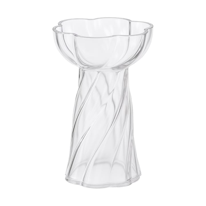Jarrón Twist bulb 19 cm - Transparente - Cooee Design