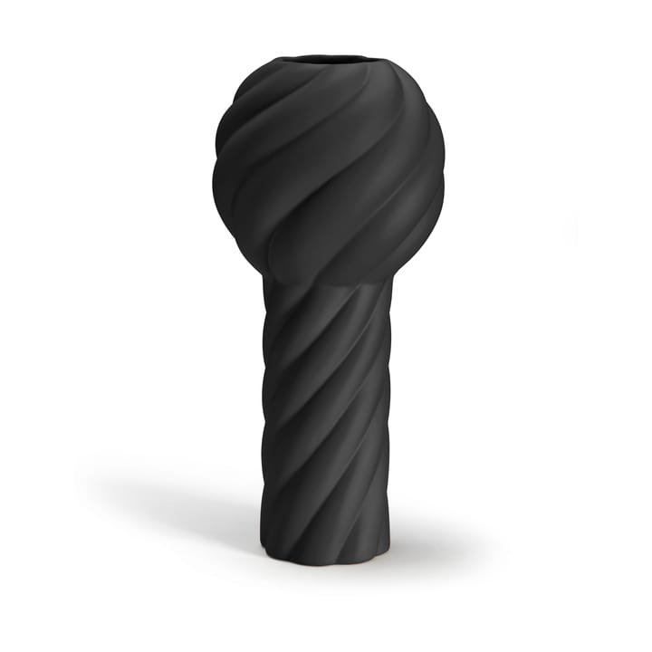 Jarrón Twist pillar 34 cm - Black - Cooee Design