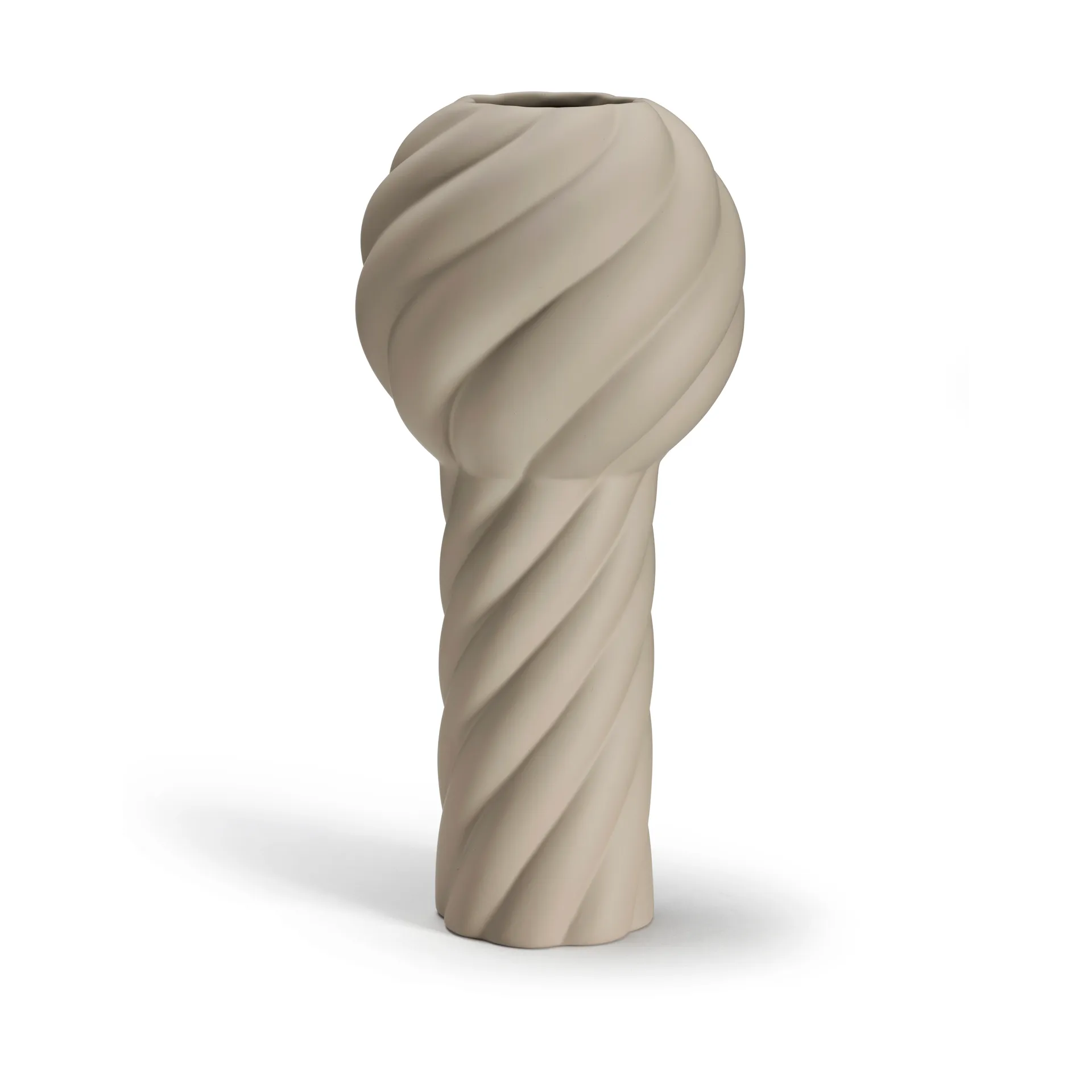 Jarrón Twist pillar 34 cm, Sand Cooee Design