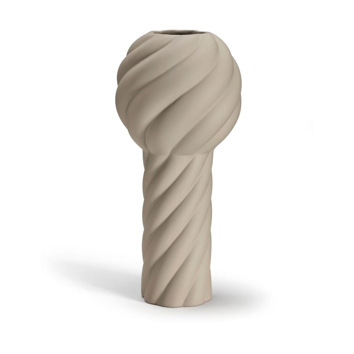 Jarrón Twist pillar 34 cm - Sand - Cooee Design