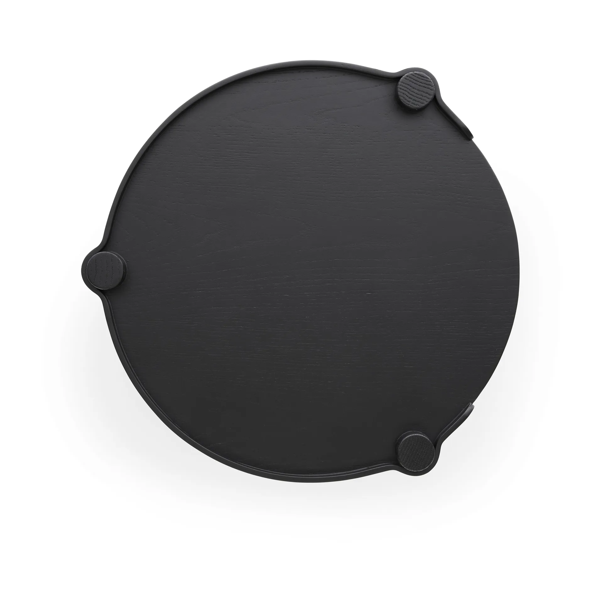 Mesa Woody Ø45 cm, Black stained oak Cooee Design