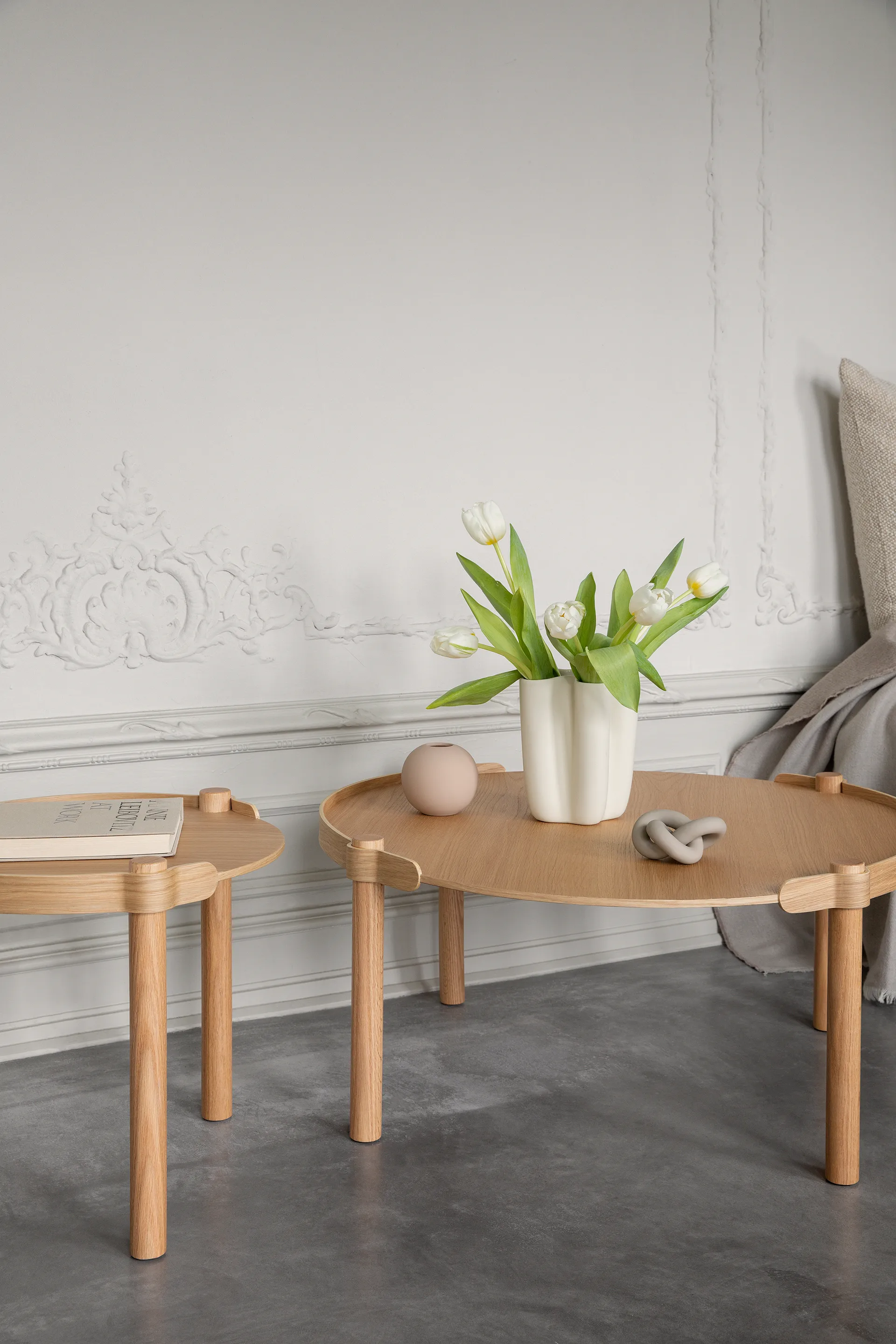 Mesa Woody Ø45 cm, Oak Cooee Design