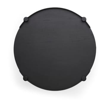 Mesa Woody Ø80 cm - Black stained oak - Cooee Design