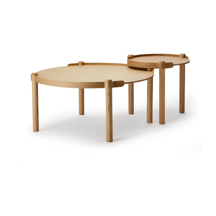 Mesa Woody Ø80 cm - Oak - Cooee Design