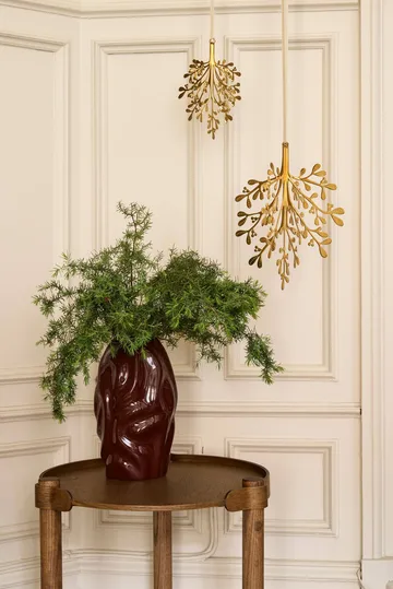 Mistletoe adorno navideño, pack de 2 - Latón 20 cm - Cooee Design