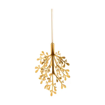 Mistletoe adorno navideño, pack de 2 - Latón, 29 cm - Cooee Design
