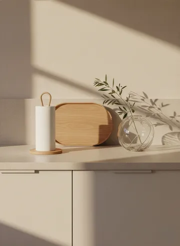 Portarrollo de cocina Woody  - Roble - Cooee Design