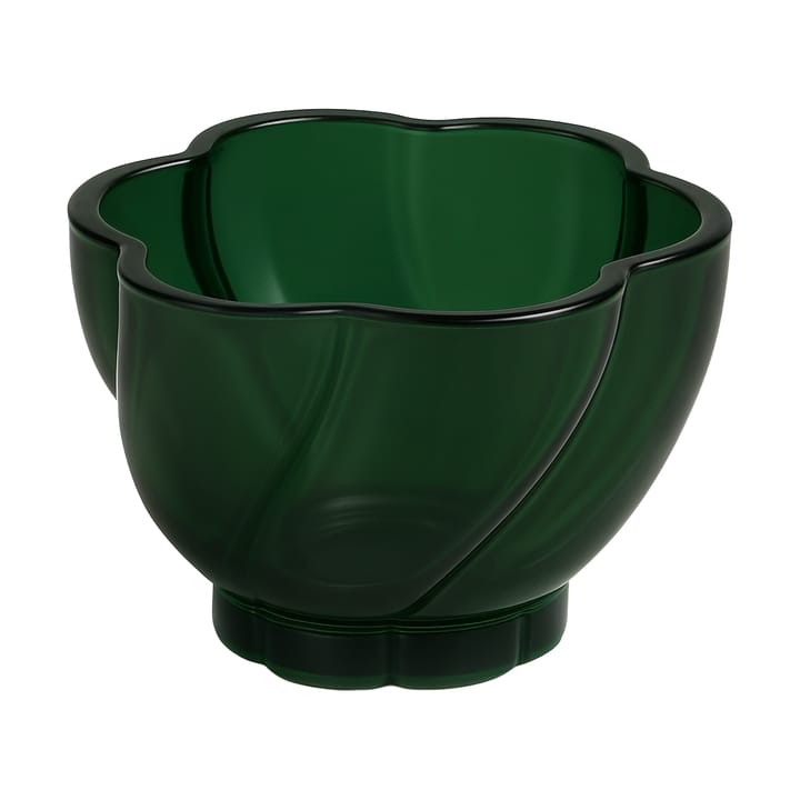 Portavelas Twist  Ø10x5,5 cm - Verde bosque - Cooee Design