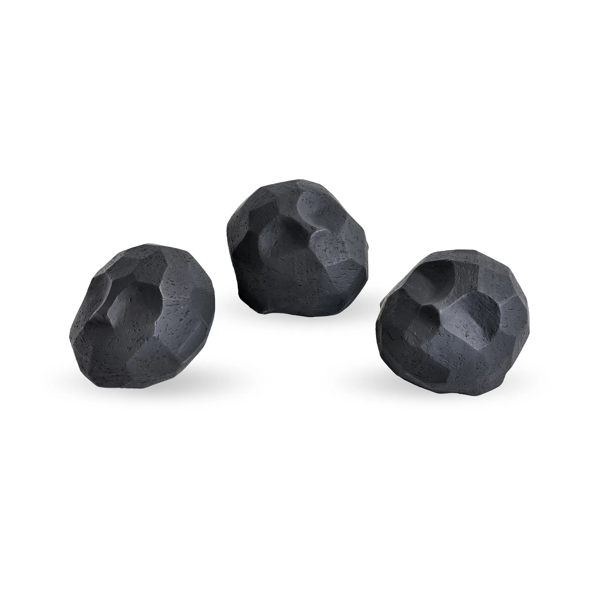 Set de 3 esculturas Pebble heads, Coal Cooee Design