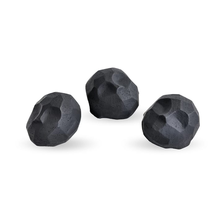 Set de 3 esculturas Pebble heads - Coal - Cooee Design
