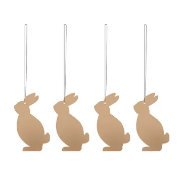 Set de 4 colgantes de pascua Easter Deco liebre - Cafe au lait - Cooee Design