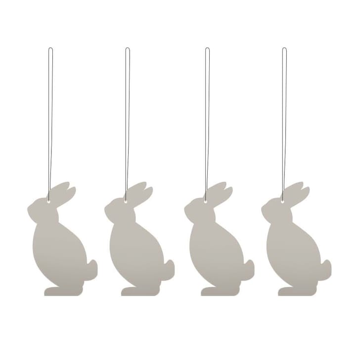 Set de 4 colgantes de pascua Easter Deco liebre, Sand Cooee Design
