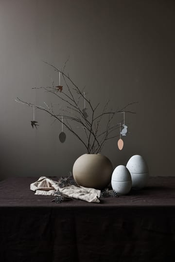 Set de 4 decoraciones de pascua Easter Deco huevo - Cafe au lait - Cooee Design
