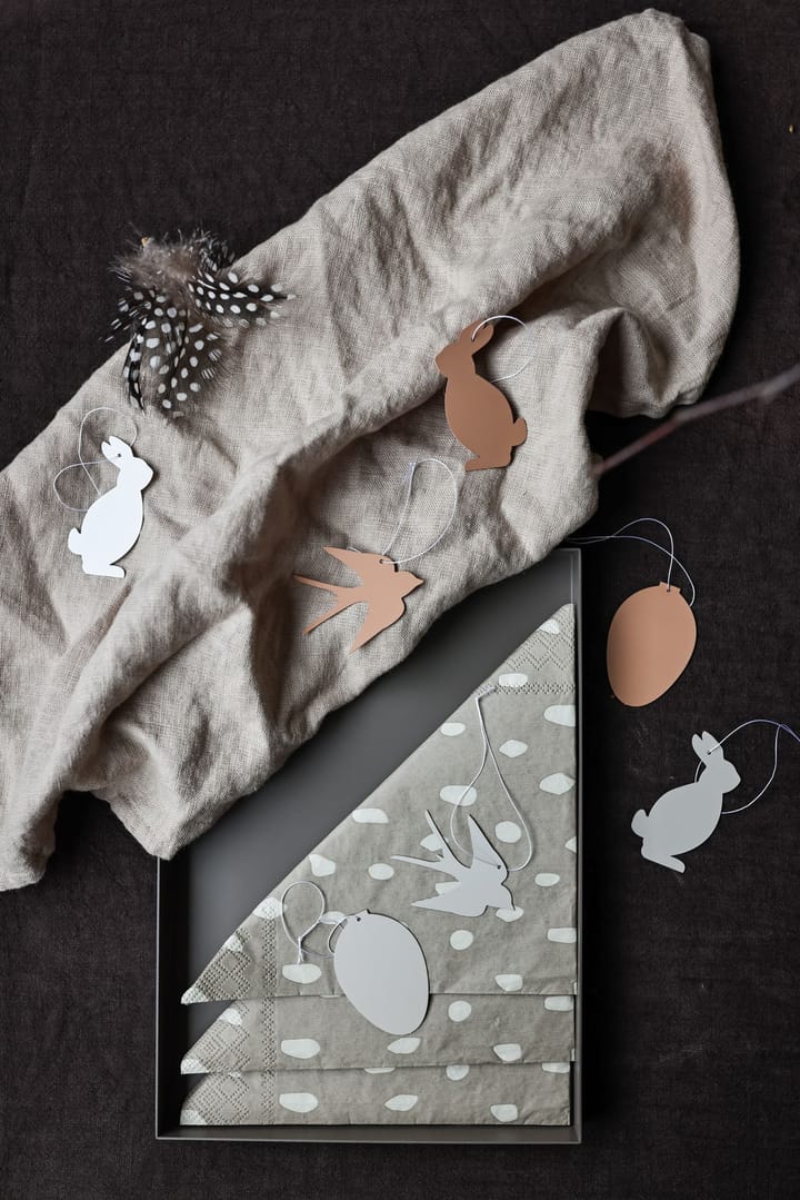 Set de 4 decoraciones de pascua Easter Deco huevo, Sand Cooee Design