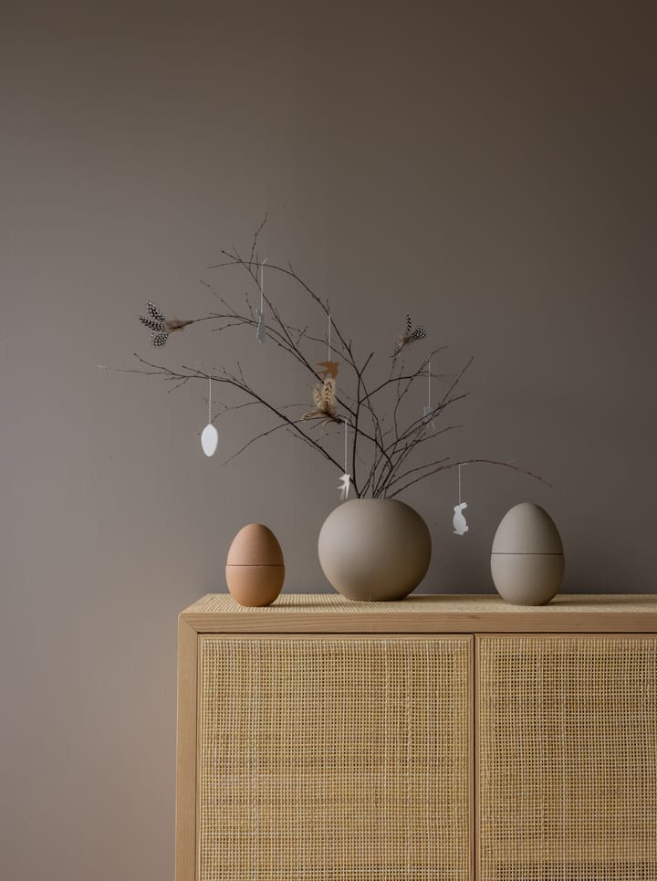 Set de 4 decoraciones de pascua Easter Deco huevo - White - Cooee Design