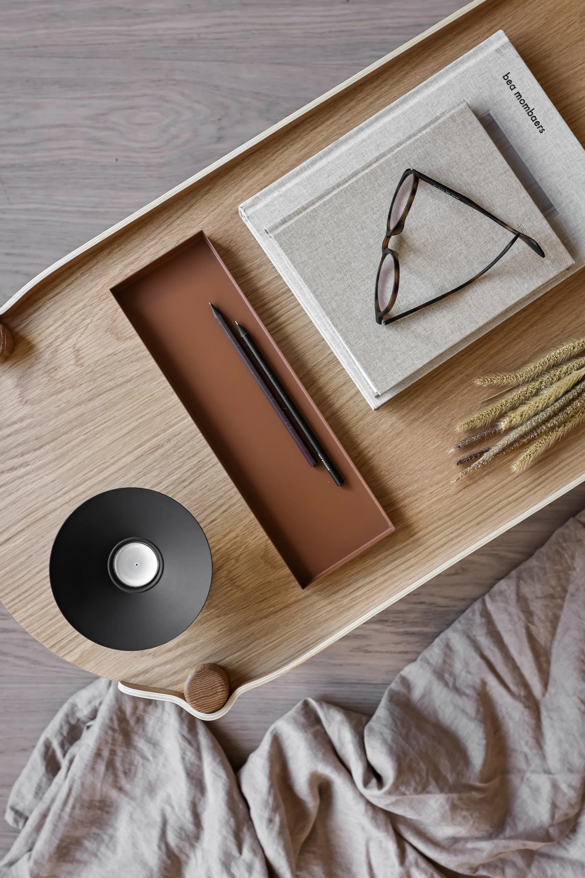 Soporte para vela pequeña Uma, Black Cooee Design