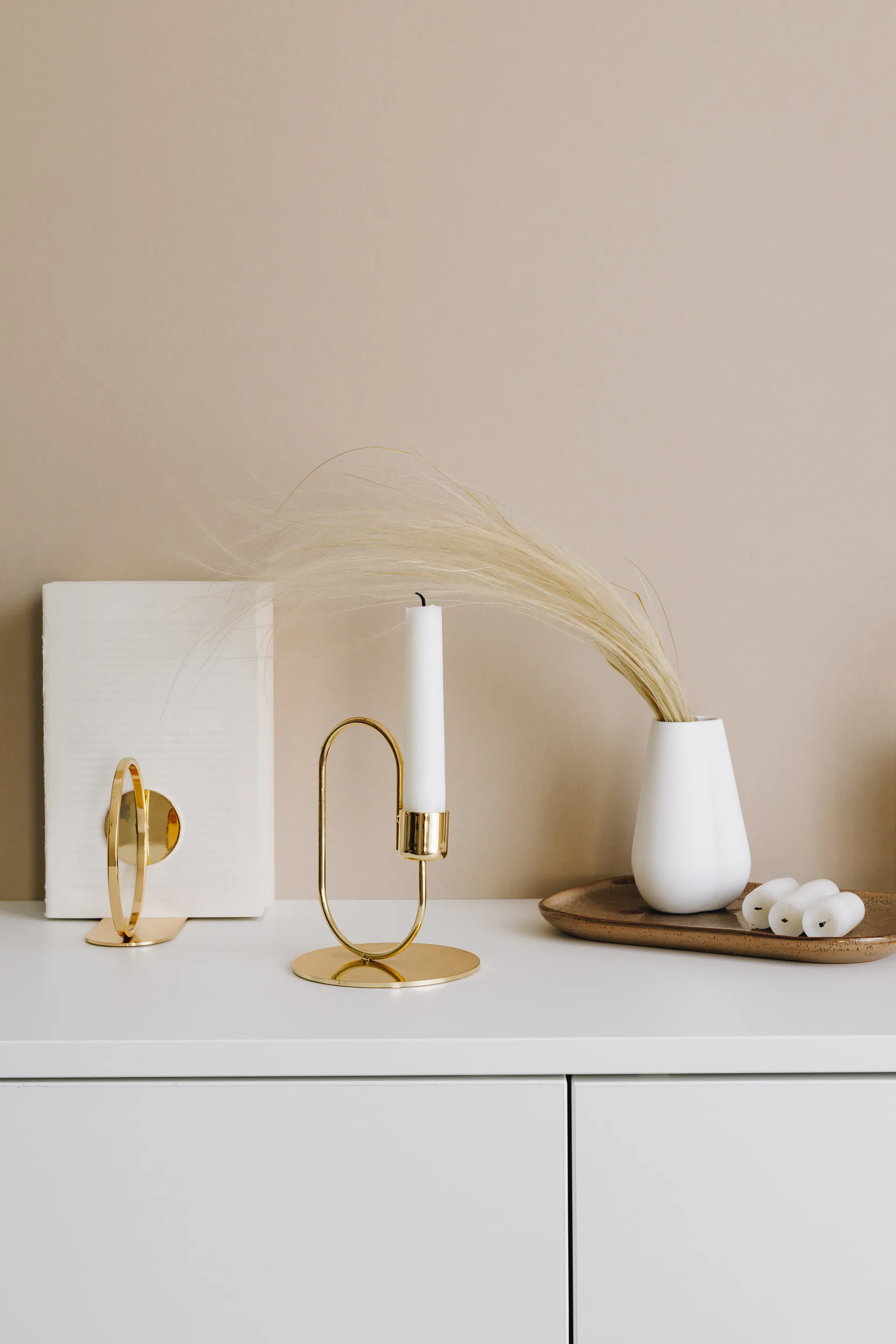 Sujetalibros Book Ring 10 cm, latón Cooee Design