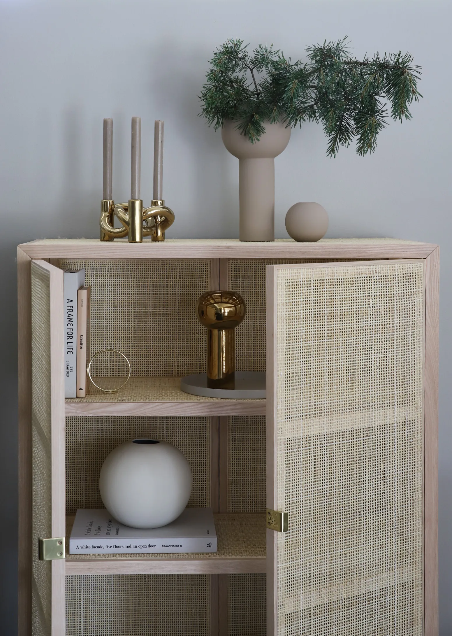 Sujetalibros Book Ring 10 cm, latón Cooee Design