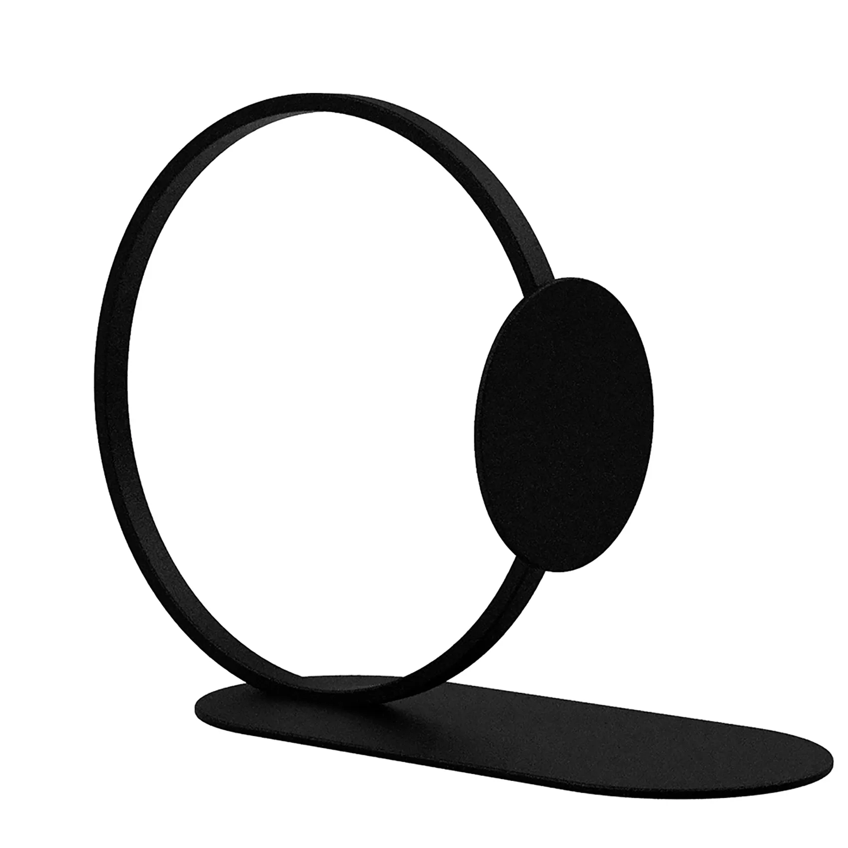 Sujetalibros Book Ring 15 cm, negro Cooee Design