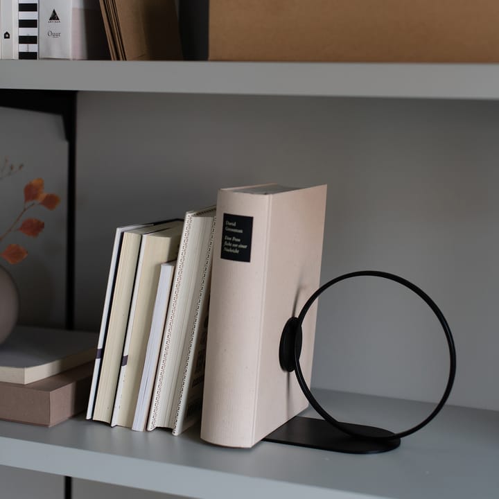 Sujetalibros Book Ring 15 cm, negro Cooee Design