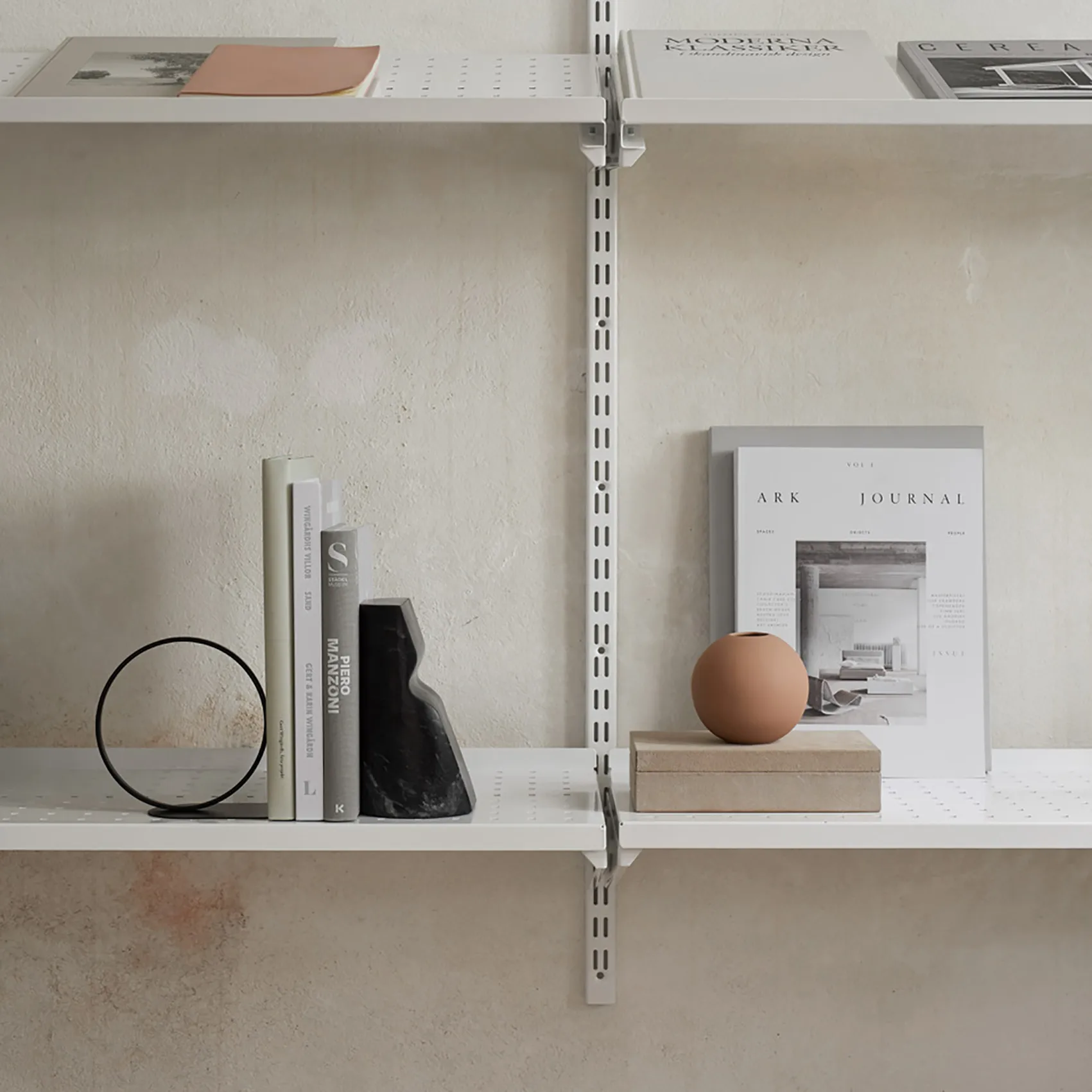 Sujetalibros Book Ring 15 cm, negro Cooee Design